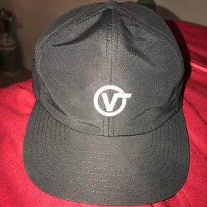 Black Vans cap, adjustable back
